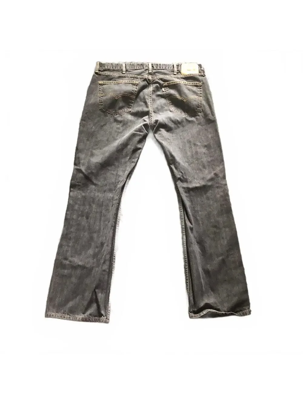 Levi's Dark Gray/Black Denim Jeans Straight Fit 40 x 32